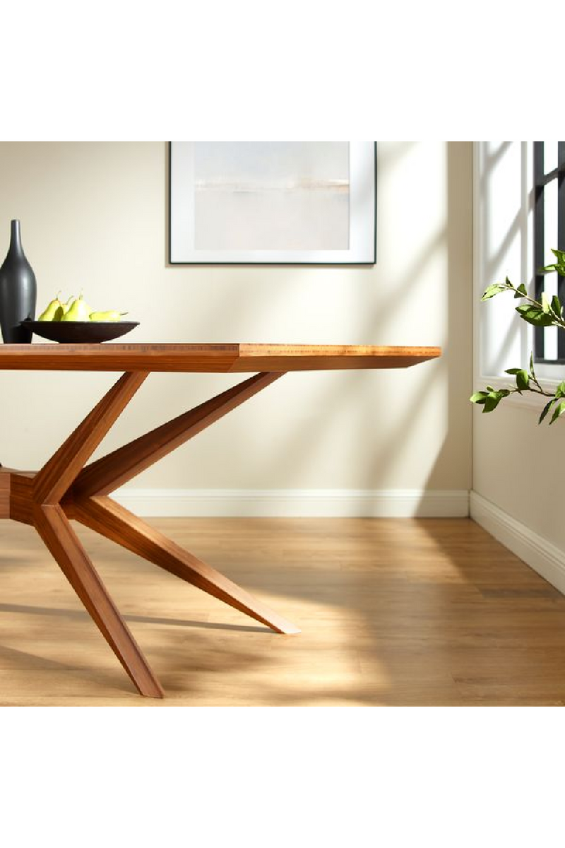 Beveled Bamboo Dining Table | Greenington Sonoma | Oroatrade.com