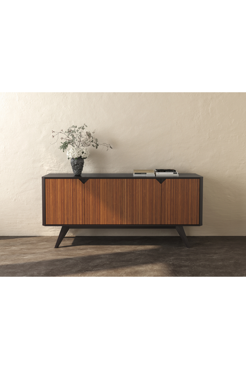 Amber Bamboo 4-Door Sideboard | Greenington Sonoma | Oroatrade.com 