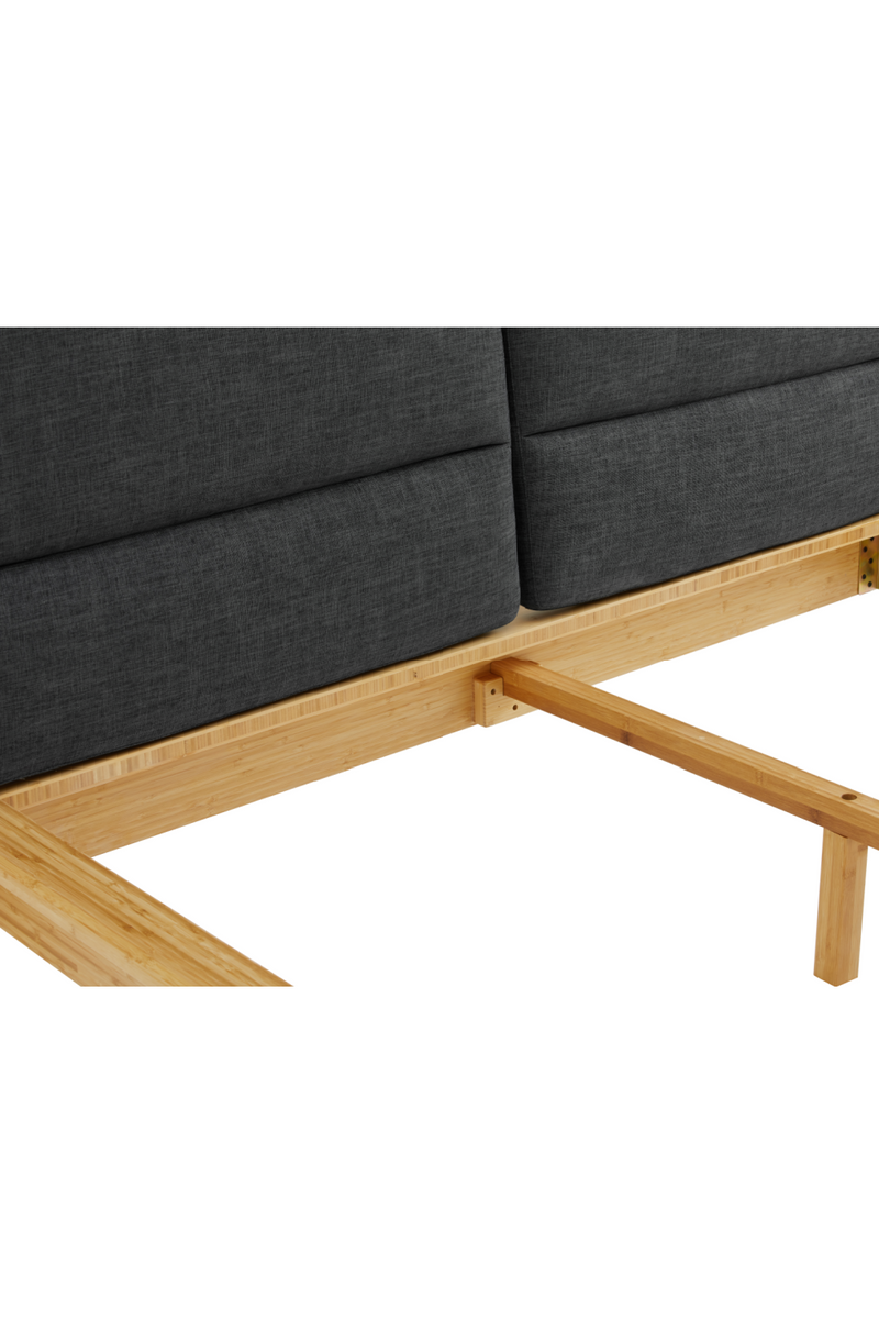 Wheat Bamboo Platform Bed | Greenington Santa Cruz | Oroatrade.com