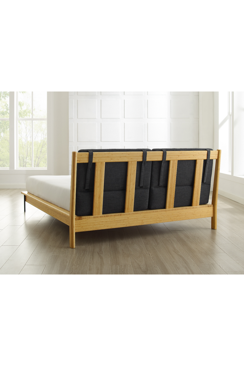 Wheat Bamboo Platform Bed | Greenington Santa Cruz | Oroatrade.com