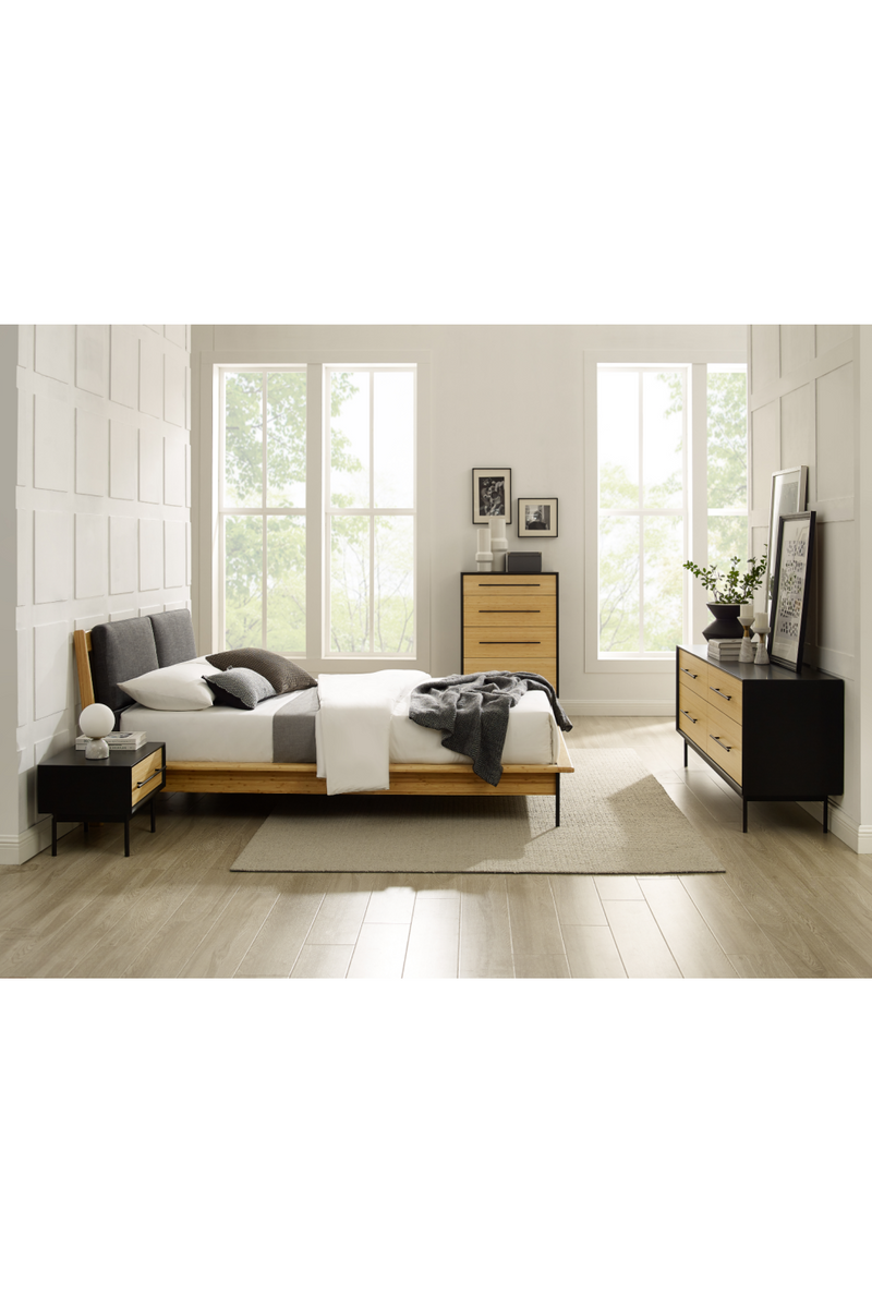 Wheat Bamboo Platform Bed | Greenington Santa Cruz | Oroatrade.com