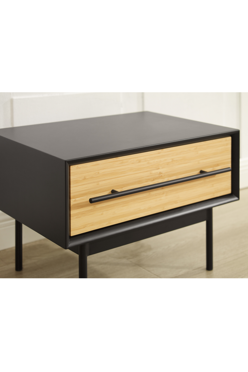 Black-Framed Bamboo Nightstand | Greenington Santa Cruz | Oroatrade.com