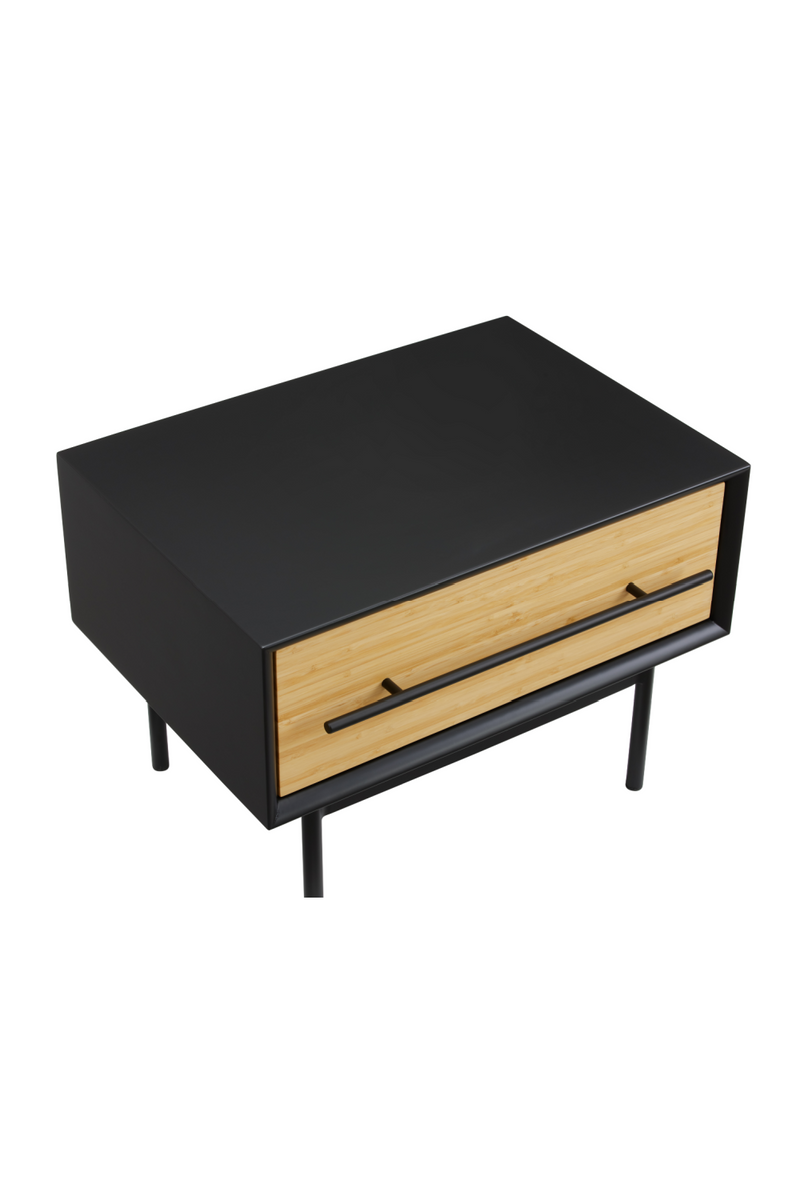 Black-Framed Bamboo Nightstand | Greenington Santa Cruz | Oroatrade.com