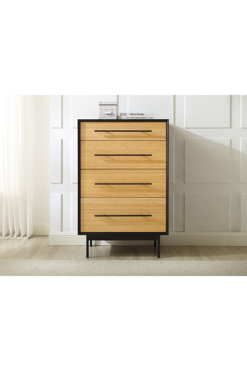 Black Framed Drawer Chest | Greenington Santa Cruz | Oroatrade.com 