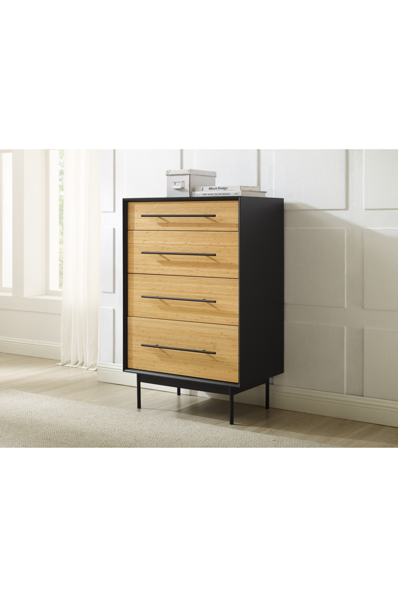 Black Framed Drawer Chest | Greenington Santa Cruz | Oroatrade.com 