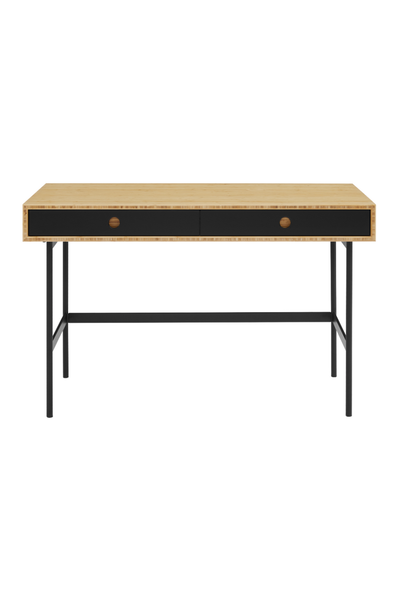 Black 2-Drawer Writing Desk | Greenington Santa Cruz | Oroatrade.com