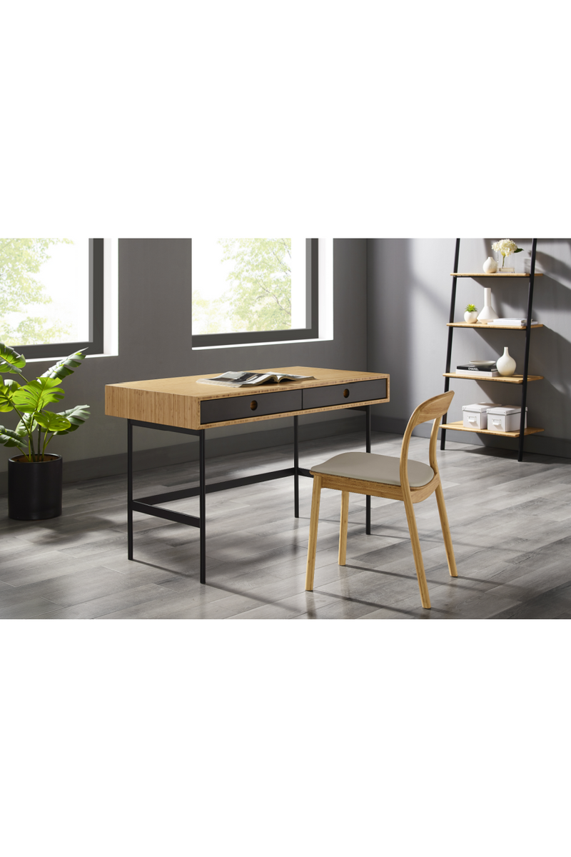 Black 2-Drawer Writing Desk | Greenington Santa Cruz | Oroatrade.com