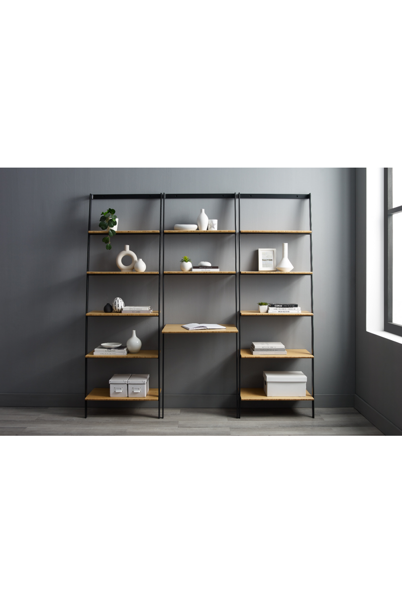 Bamboo Industrial Leaning Shelf | Greenington Santa Cruz | Oroatrade.com