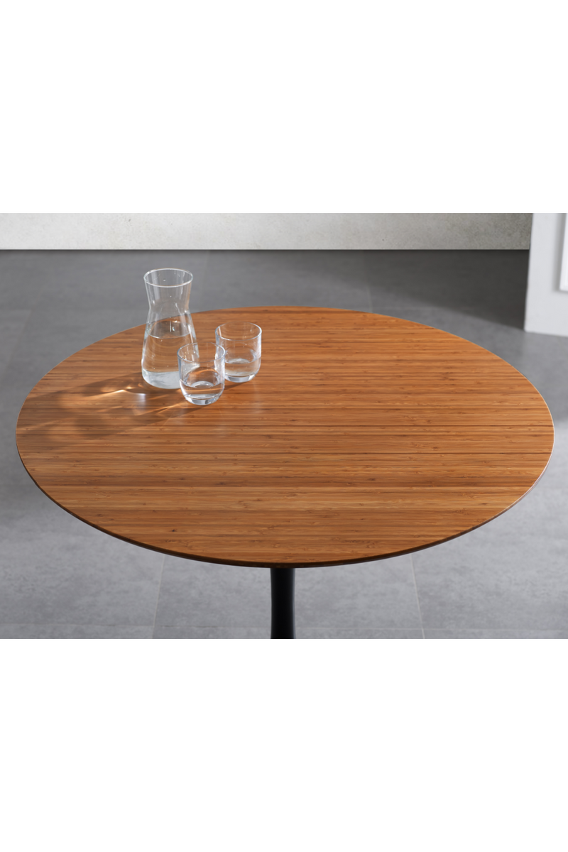 Pedestal Bamboo Dining Table | Greenington Soho | Oroatrade.com