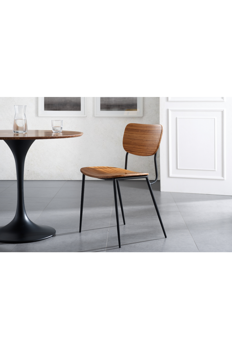 Pedestal Bamboo Dining Table | Greenington Soho | Oroatrade.com