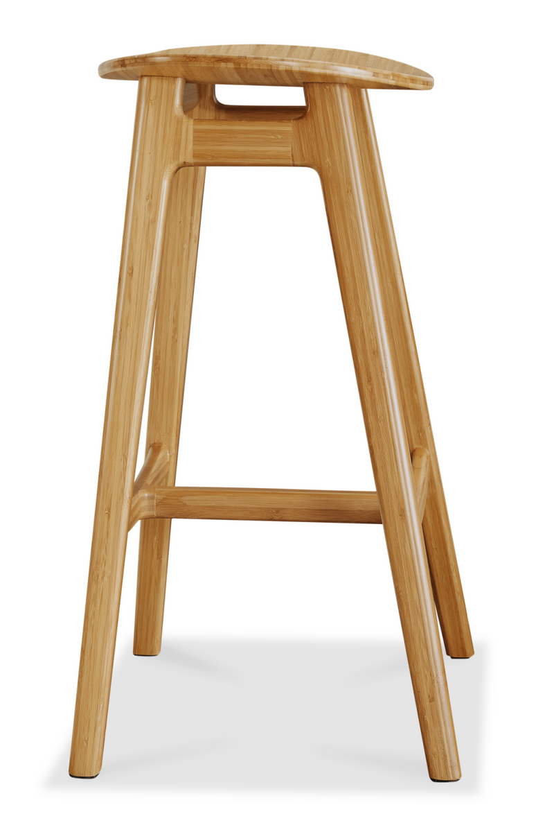 Oval Seat Bamboo Counter Stools (2) | Greenington Skol | Oroatrade.com