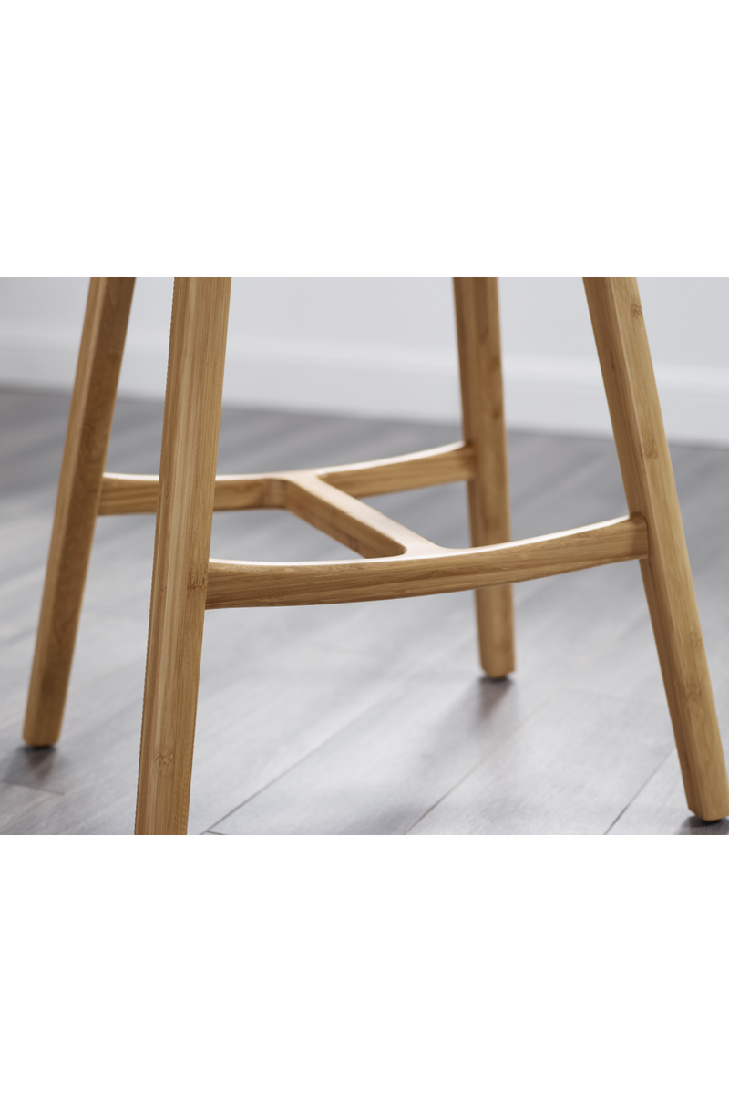 Oval Seat Bamboo Counter Stools (2) | Greenington Skol | Oroatrade.com