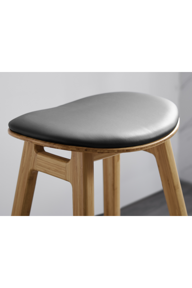 Oval Seat Bamboo Counter Stools (2) | Greenington Skol | Oroatrade.com