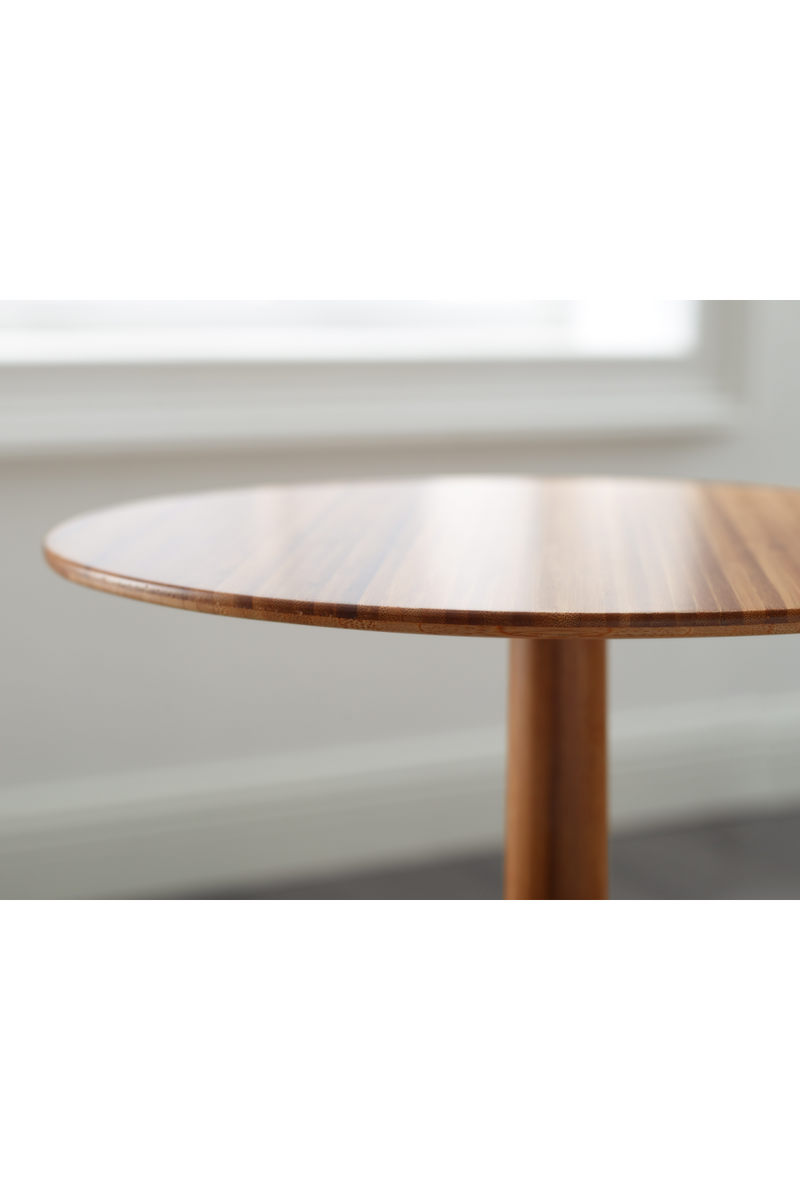 Bamboo Pedestal Side Table | Greenington Sol | Oroatrade.com