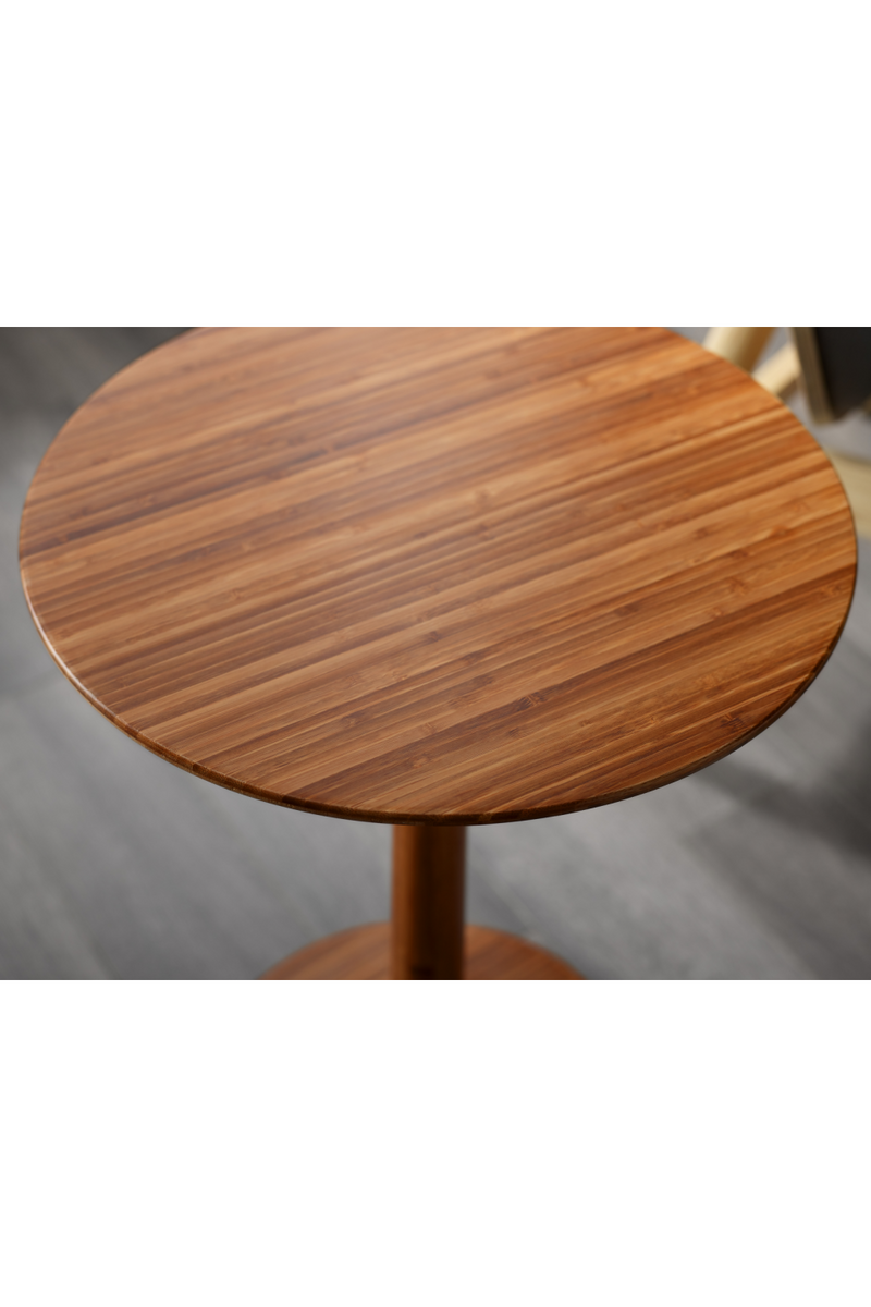 Bamboo Pedestal Side Table | Greenington Sol | Oroatrade.com