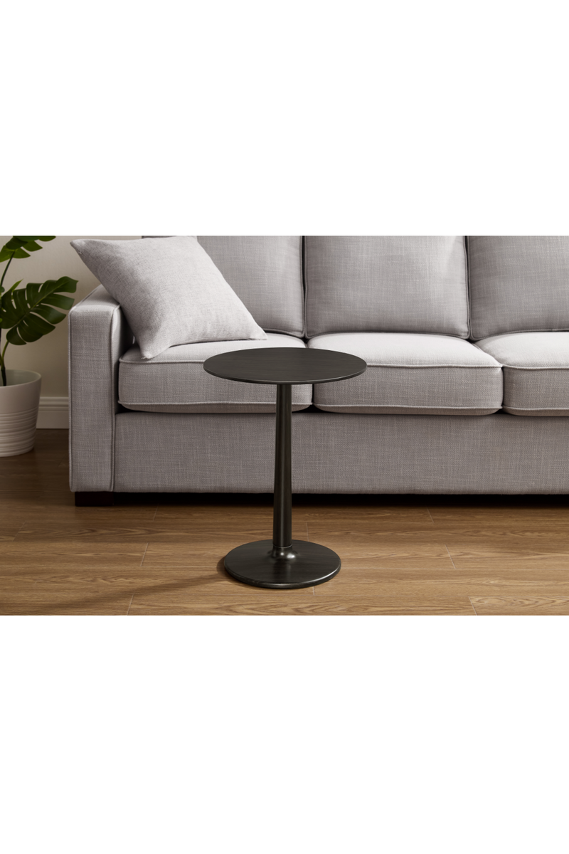 Bamboo Pedestal Side Table | Greenington Sol | Oroatrade.com