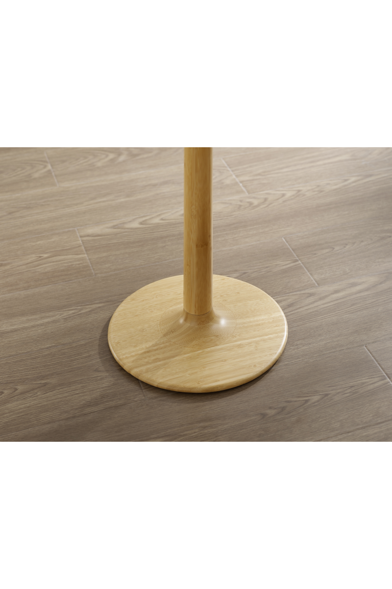 Bamboo Pedestal Side Table | Greenington Sol | Oroatrade.com