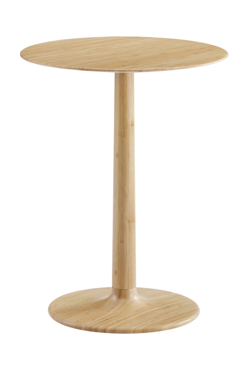 Bamboo Pedestal Side Table | Greenington Sol | Oroatrade.com