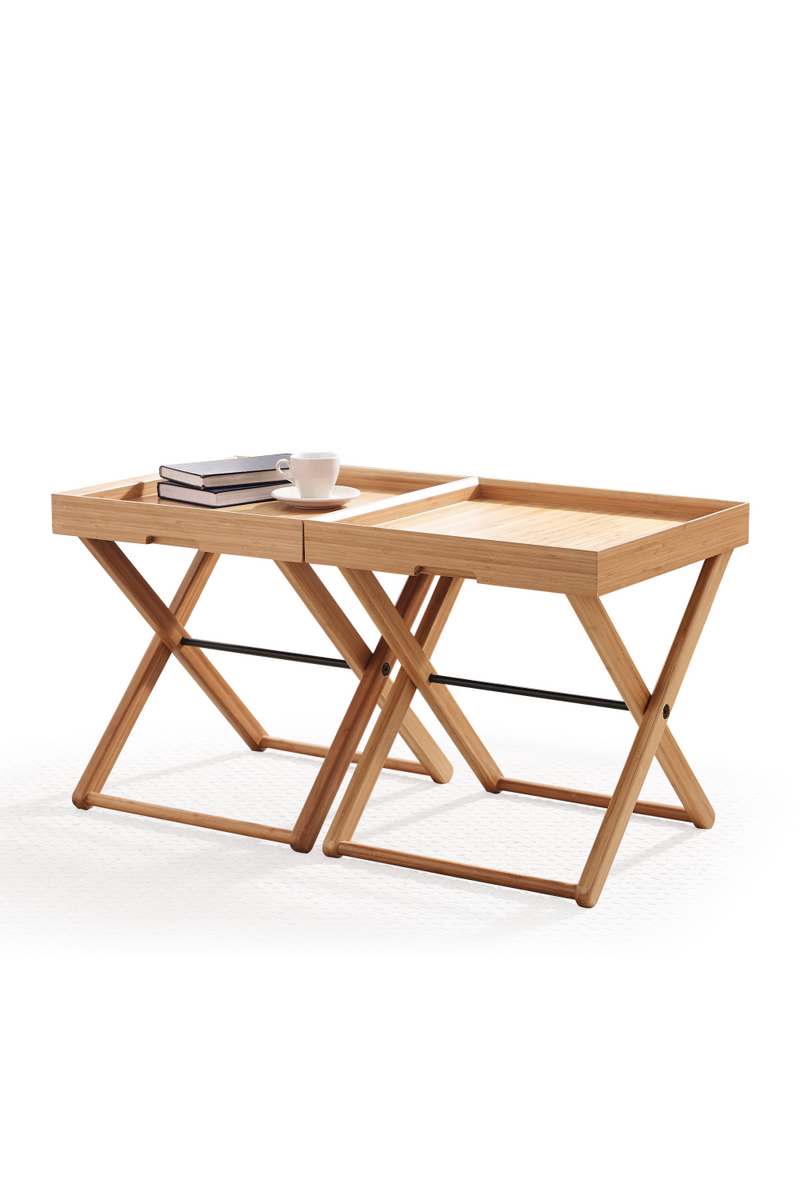 Bamboo Folding Tray Table | Greenington Teline | Oroatrade.com