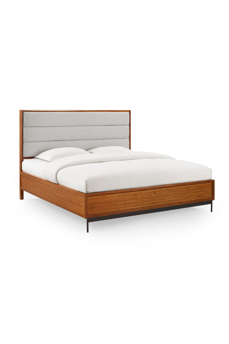 Bamboo Upholstered Platform Bed | Greenington Taylor | Oroatrade.com