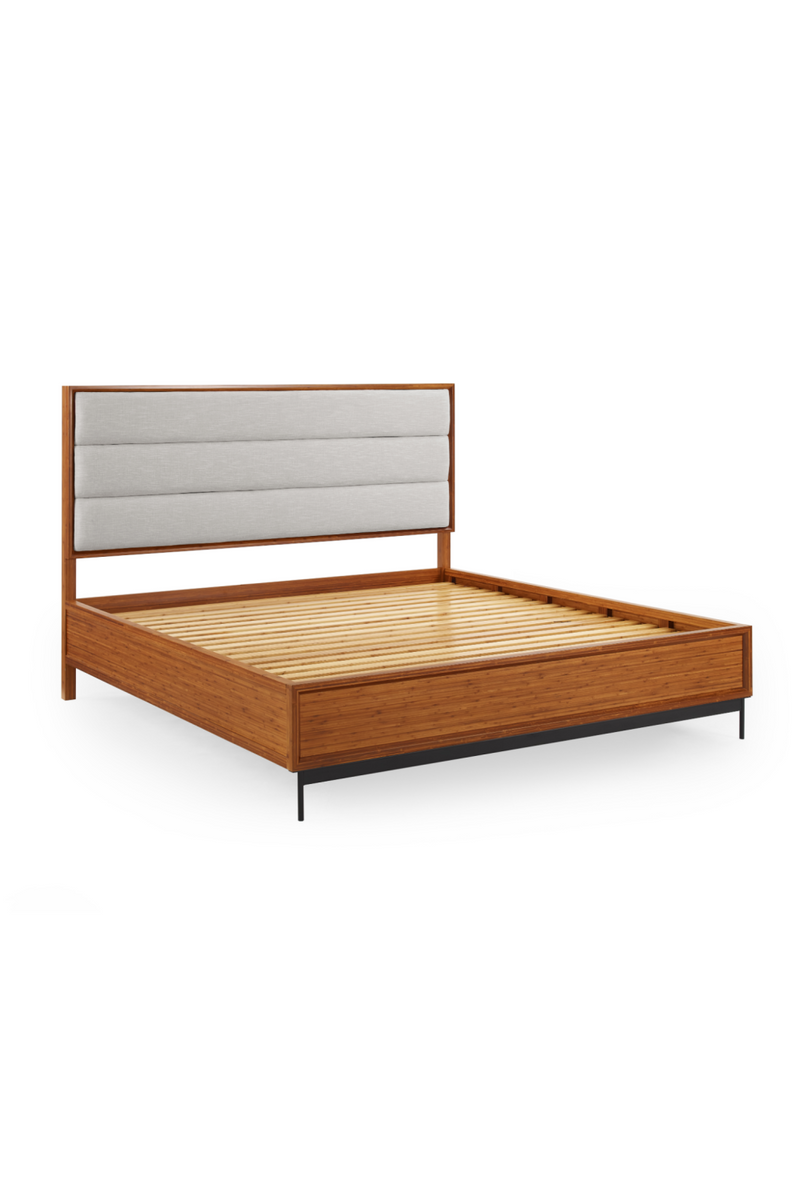 Bamboo Upholstered Platform Bed | Greenington Taylor | Oroatrade.com