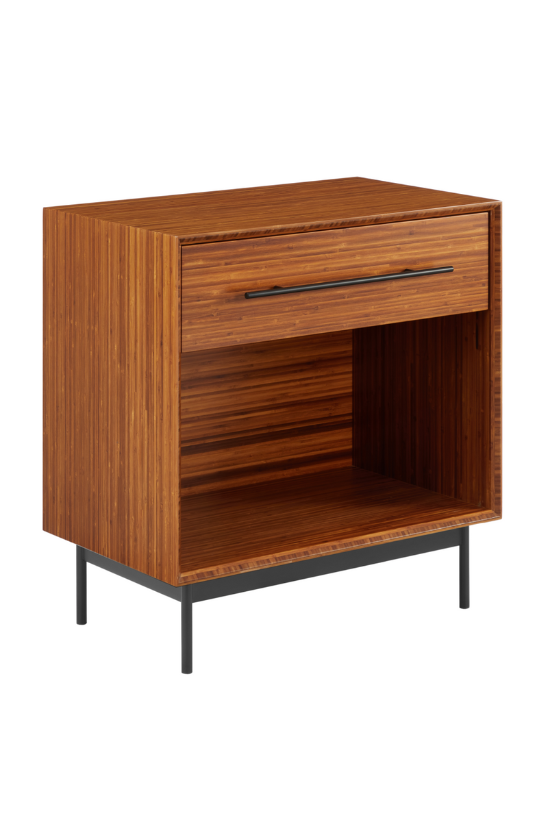 Moso Bamboo 1-Drawer Nightstand | Greenington Taylor | Oroatrade.com 