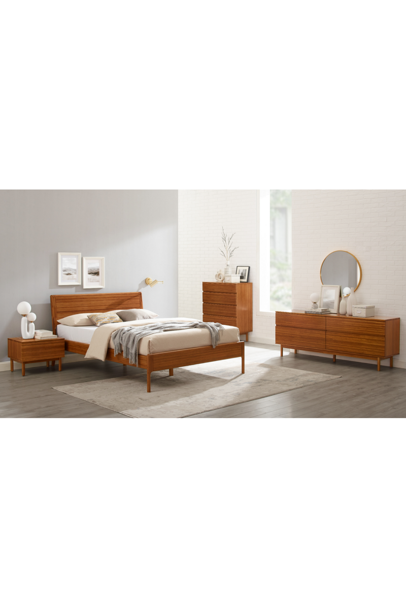 Amber Bamboo Platform Bed | Greenington Ventura | Oroatrade.com