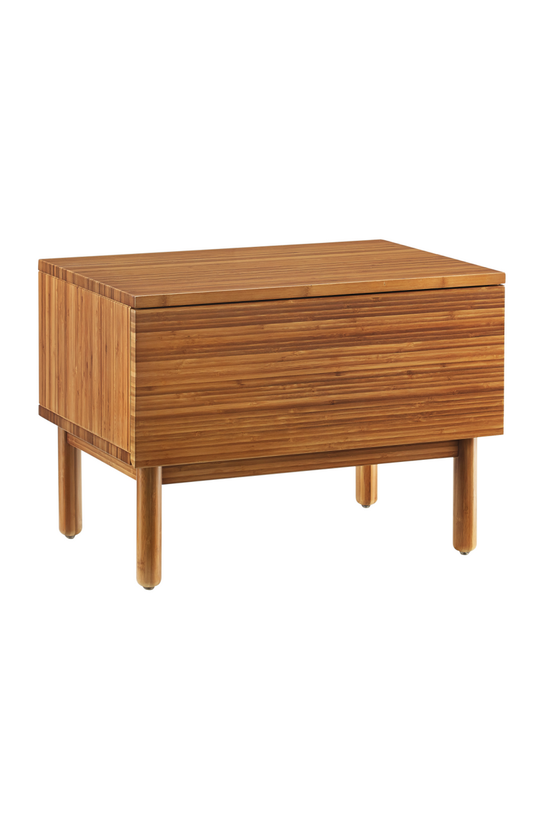 Minimalist Bamboo 1-Drawer Nightstand | Greenington Ventura | Oroatrade.com