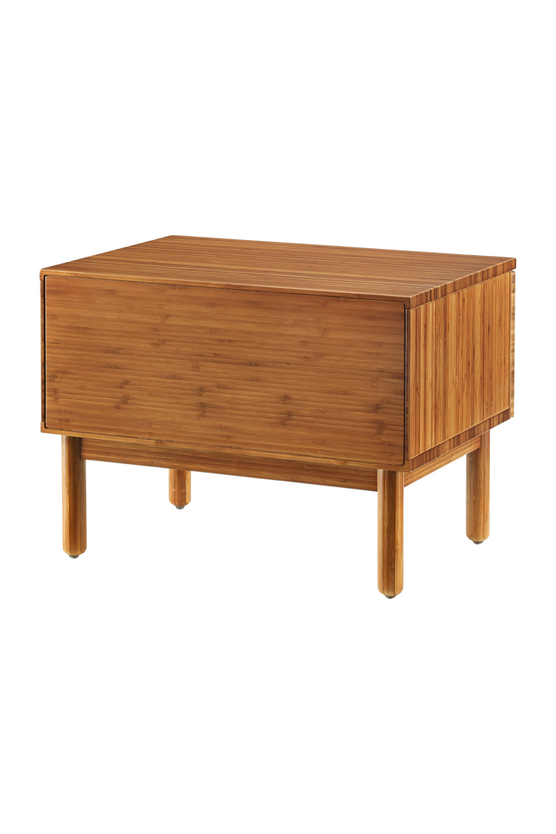 Minimalist Bamboo 1-Drawer Nightstand | Greenington Ventura | Oroatrade.com