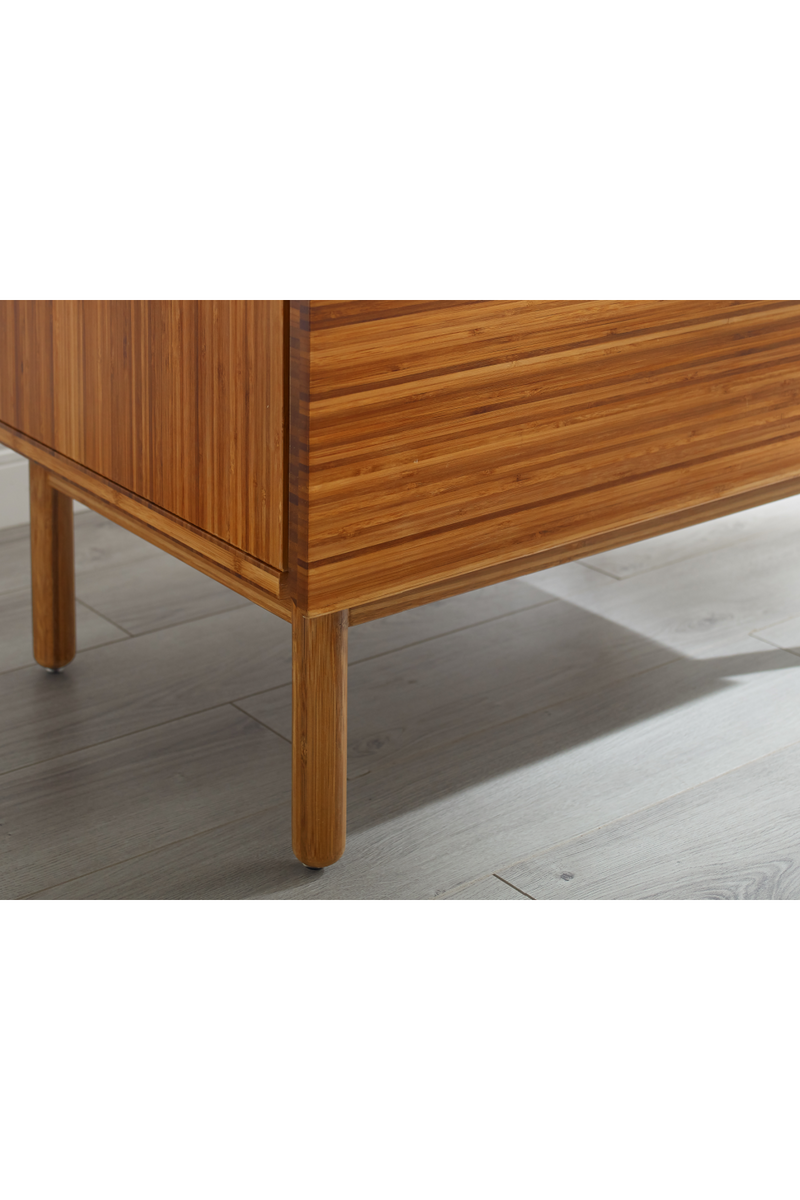 Minimalist Bamboo 1-Drawer Nightstand | Greenington Ventura | Oroatrade.com