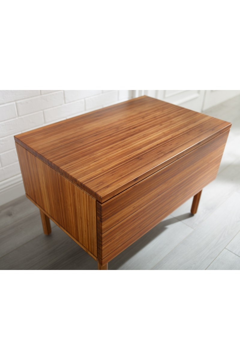 Minimalist Bamboo 1-Drawer Nightstand | Greenington Ventura | Oroatrade.com