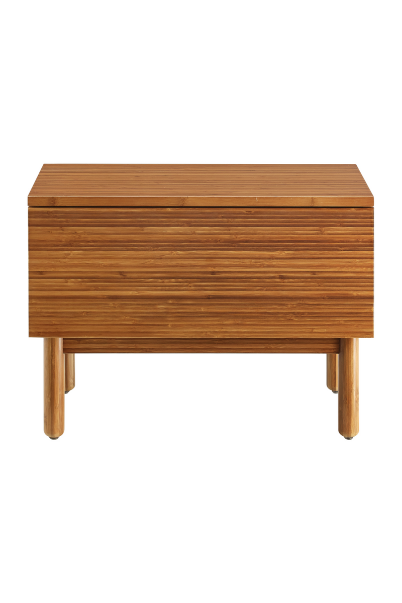 Minimalist Bamboo 1-Drawer Nightstand | Greenington Ventura | Oroatrade.com