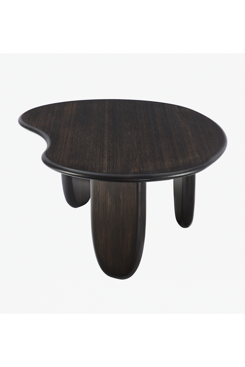 Organic-Shaped Bamboo Coffee Table | Greenington Zephyr | Oroatrade.com