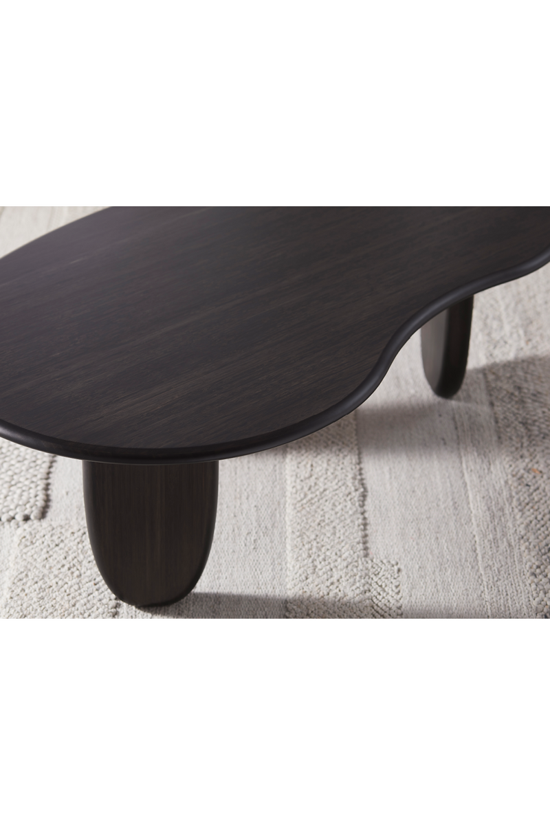 Organic-Shaped Bamboo Coffee Table | Greenington Zephyr | Oroatrade.com