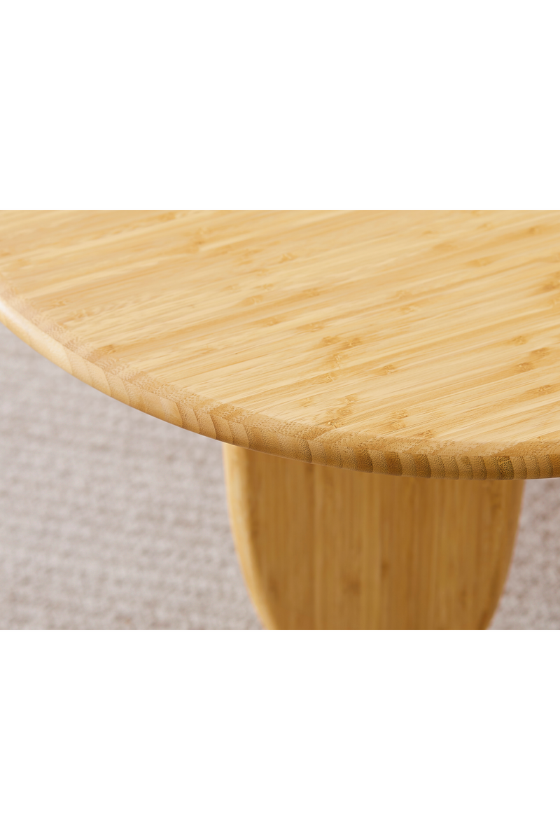 Organic-Shaped Bamboo Coffee Table | Greenington Zephyr | Oroatrade.com