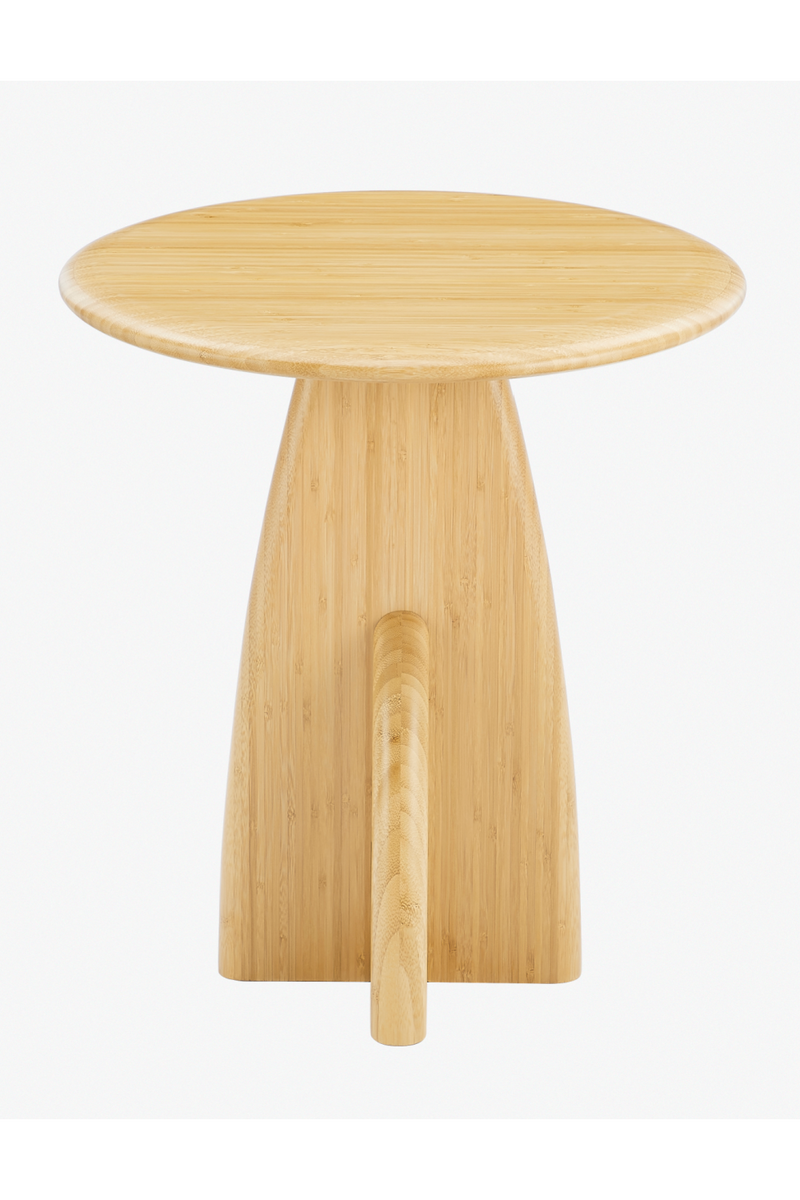 Round Bamboo Side Table | Greenington Zephyr | Oroatrade.com