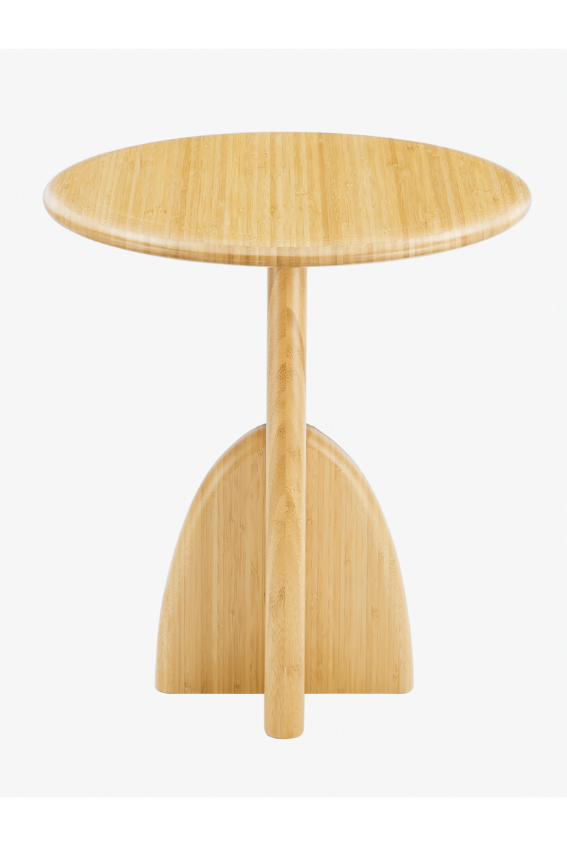 Round Bamboo Side Table | Greenington Zephyr | Oroatrade.com