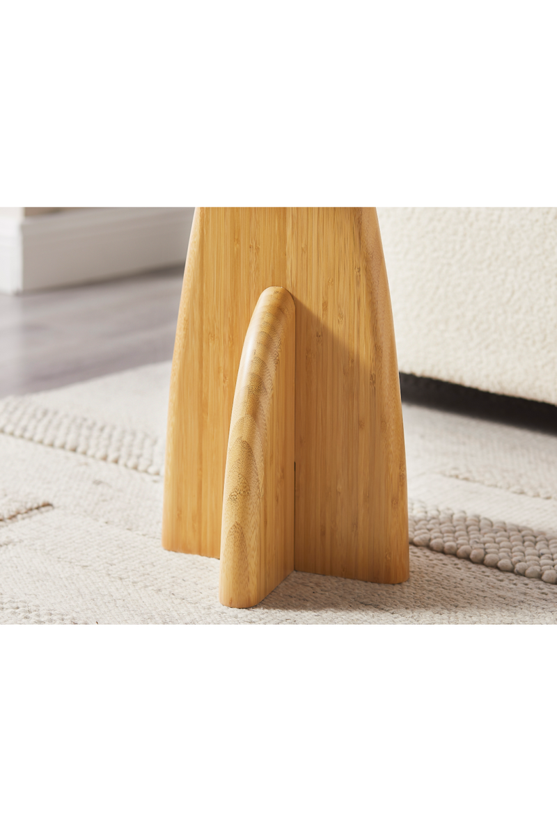 Round Bamboo Side Table | Greenington Zephyr | Oroatrade.com