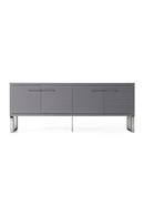 Gray Slatted 4-Foor Sideboard | OROA Modern Splendor | Oroatrade.com
