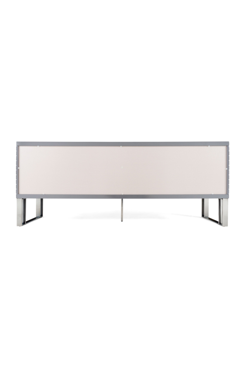 Gray Slatted 4-Foor Sideboard | OROA Modern Splendor | Oroatrade.com