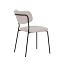 Hospitality furniture - White Fabric Dining Chairs (2) - www.oroatrade.com