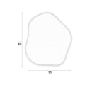 Hospitality furniture - Organic-Shaped Bamboo Mirror - www.oroatrade.com
