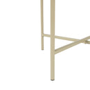 Round Beige Marble Side Table | DF Tooz