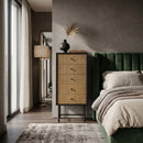 Hospitality furniture - Pine Wood 5-Drawer Cabinet - www.oroatrade.com