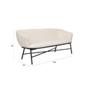 Hospitality furniture - Beige 2,5-Seater Sofa - www.oroatrade.com