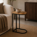 Hospitality furniture - Natural Mango Wood Side Table - www.oroatrade.com
