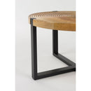 Hospitality furniture - Round Wooden Fluted Coffee Table - www.oroatrade.com