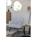 Hospitality furniture - Round Wooden Fluted Side Table - www.oroatrade.com