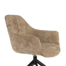 Upholstered Quadrupod Accent Armchairs (2) | DF Wiz