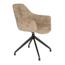 Upholstered Quadrupod Accent Armchairs (2) | DF Wiz